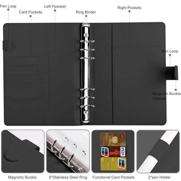 100 Envelope Money Savings Challenge Budget Binder - Picture 7 of 8